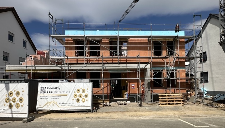 Rohbau von Odenskiy Bau